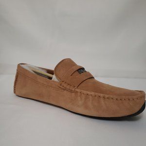 Coach Men's Size 11M LT Camel Coin Suede Drivers